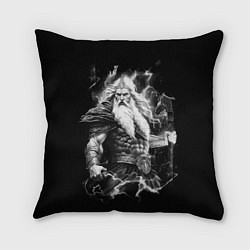Подушка квадратная Перун бог громовержец, цвет: 3D-принт