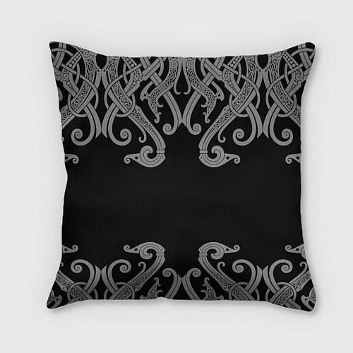 Подушка квадратная Русь дружина богатыри / 3D-принт – фото 2