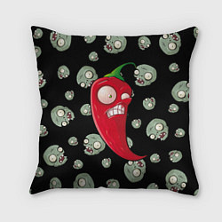 Подушка квадратная Перчик из игры растения против зомби, цвет: 3D-принт