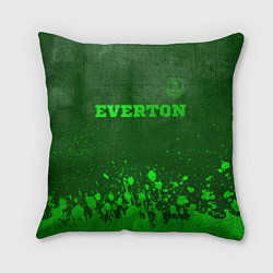 Подушка квадратная Everton - green gradient посередине