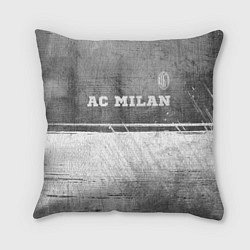 Подушка квадратная AC Milan - grey gradient посередине, цвет: 3D-принт