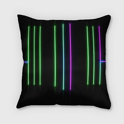 Подушка квадратная Neon stripes