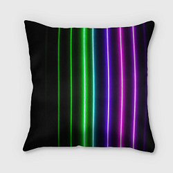 Подушка квадратная Neon lines