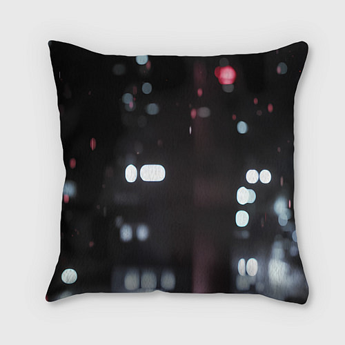 Подушка квадратная Человек-паук в красно-черном костюме / 3D-принт – фото 2