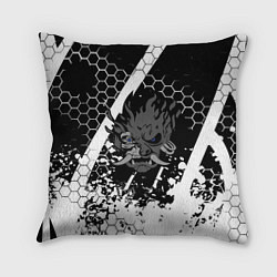 Подушка квадратная Samurai соты краски, цвет: 3D-принт