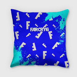 Подушка квадратная Farcry 6 pattern, цвет: 3D-принт