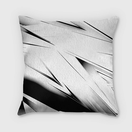 Подушка квадратная Ведьмак stripes / 3D-принт – фото 2