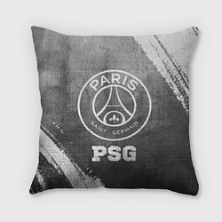 Подушка квадратная PSG - grey gradient, цвет: 3D-принт