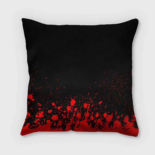 Подушка квадратная Bayer 04 - red gradient посередине / 3D-принт – фото 2