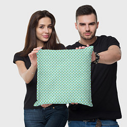 Подушка квадратная Ikat ogee - этнический узор, цвет: 3D-принт — фото 2