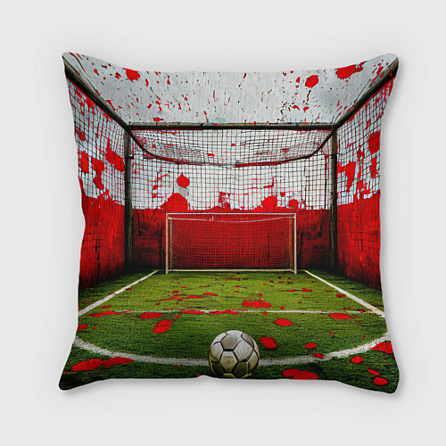 Подушка квадратная Мини-футбол / 3D-принт – фото 2