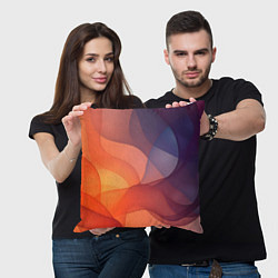 Подушка квадратная Летящая вуаль, цвет: 3D-принт — фото 2