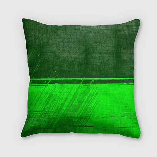 Подушка квадратная Dota - green gradient посередине / 3D-принт – фото 2