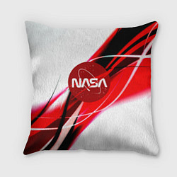 Подушка квадратная Nasa абстрактные полосы, цвет: 3D-принт