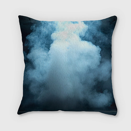 Подушка квадратная Боксерская груша в дыму / 3D-принт – фото 2