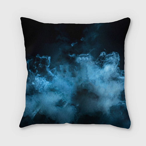 Подушка квадратная Боксер в дыму / 3D-принт – фото 2