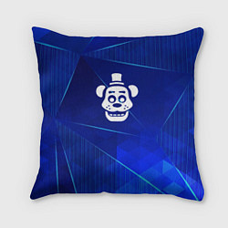 Подушка квадратная FNAF blue poly, цвет: 3D-принт