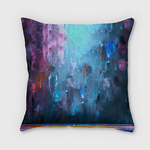 Подушка квадратная Боец джиу-джитсу / 3D-принт – фото 2