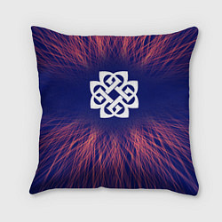 Подушка квадратная Breaking Benjamin red energy, цвет: 3D-принт