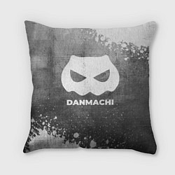 Подушка квадратная DanMachi - grey gradient, цвет: 3D-принт