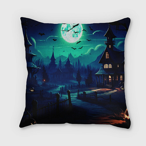 Подушка квадратная Day of the Dead - Хэллоуин / 3D-принт – фото 2