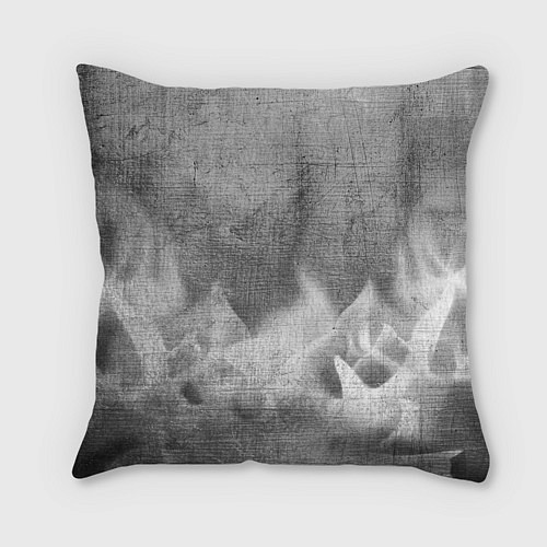 Подушка квадратная Stumble Guys - grey gradient посередине / 3D-принт – фото 2