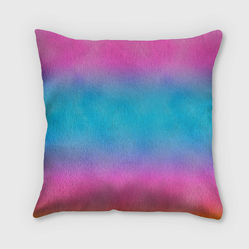 Подушка квадратная Inzoi розово-голубой фон / 3D-принт – фото 2