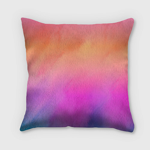 Подушка квадратная Inzoi розово-оранжевый фон / 3D-принт – фото 2
