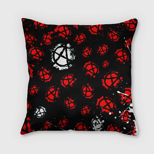 Подушка квадратная Monster energy anarhy / 3D-принт – фото 2