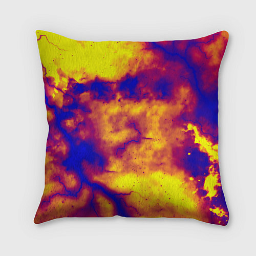 Подушка квадратная Monster energy storm grunge / 3D-принт – фото 2