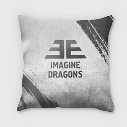 Подушка квадратная Imagine Dragons - white gradient, цвет: 3D-принт