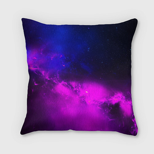 Подушка квадратная Космонавт среди облаков / 3D-принт – фото 2