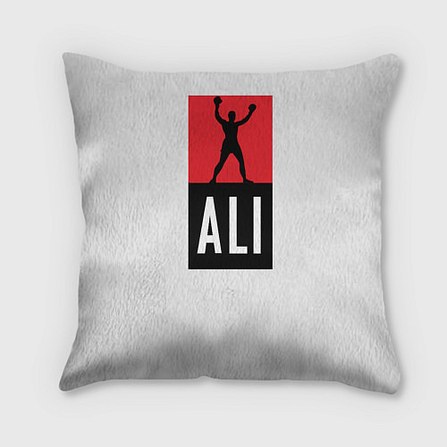 Подушка квадратная Young Muhammad Ali / 3D-принт – фото 2