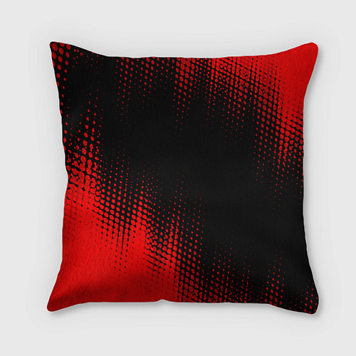 Подушка квадратная Infiniti - red gradient посередине / 3D-принт – фото 2