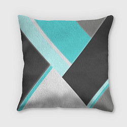 Подушка квадратная Color black blue