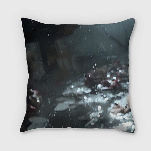 Подушка квадратная Счастливая Милина МК / 3D-принт – фото 2