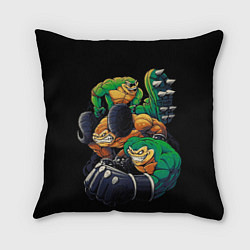 Подушка квадратная Battletoads trio