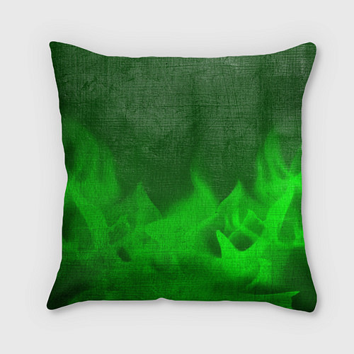 Подушка квадратная Chery - green gradient посередине / 3D-принт – фото 2