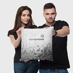 Подушка квадратная Dongfeng - white gradient посередине, цвет: 3D-принт — фото 2