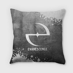 Подушка квадратная Evanescence - grey gradient, цвет: 3D-принт