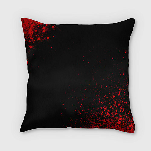 Подушка квадратная Pantera - red gradient / 3D-принт – фото 2
