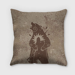 Подушка квадратная Медведь хранитель, цвет: 3D-принт