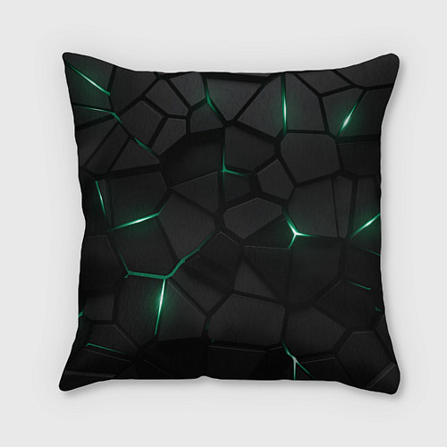 Подушка квадратная Миннесота Уайлд - плиты с подсветкой / 3D-принт – фото 2