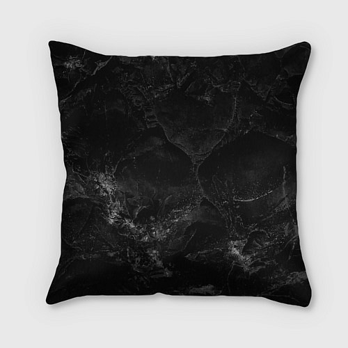 Подушка квадратная Bones сидит на троне из черепов / 3D-принт – фото 2