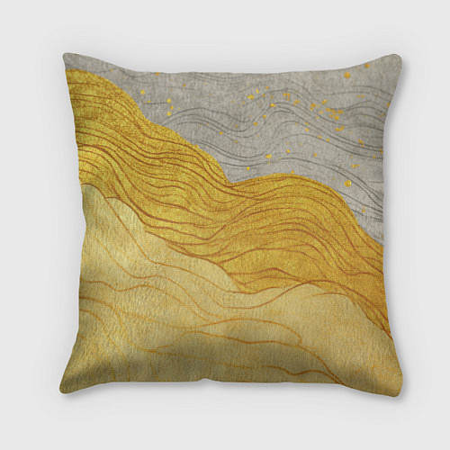 Подушка квадратная Lana Del Rey с гитарой / 3D-принт – фото 2