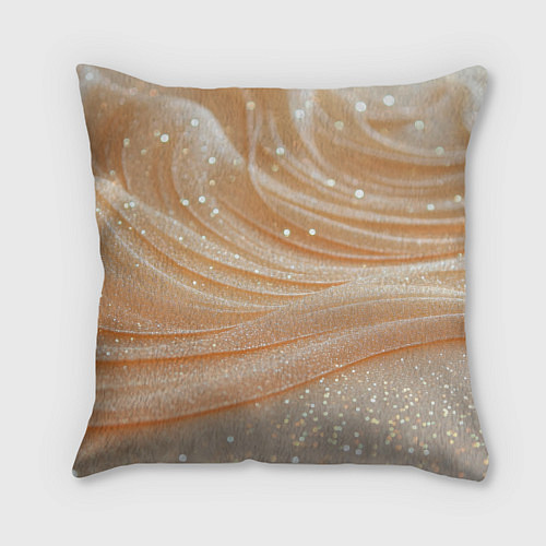 Подушка квадратная Леди Гага в черном платье / 3D-принт – фото 2