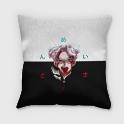 Подушка квадратная Аниме Дандадан Окарун, цвет: 3D-принт