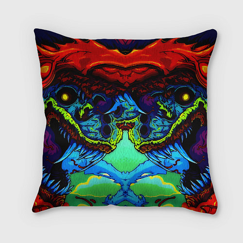 Подушка квадратная Doom hyper monster / 3D-принт – фото 2