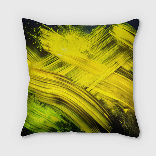 Подушка квадратная Кастрюля - главный на кухне / 3D-принт – фото 2