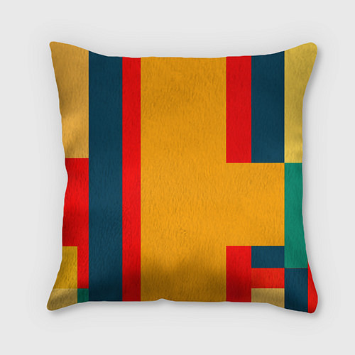 Подушка квадратная Белогвардеец поп-арт / 3D-принт – фото 2